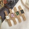 Reloj De Mujer Original Impermeable Moda Dorado