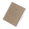 For Tuya Zigbee Light Switch 3‑Gang Remote Control Touch Switch