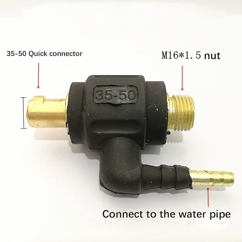 XHSESA M16 Tig Torch Welding Cable Gas Dinse Adapter Nut