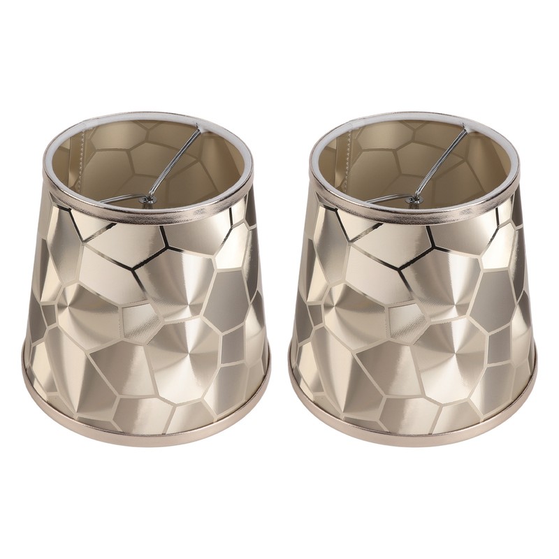 2PCS Drum Lamp Shade E14 PVC Modern Decorative Small Barrel