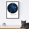 Nacnic Constellation Leo Star Symbol Poster A4 White Background