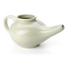 Aromatic Salt Premium Ceramic Neti Pot, Green
