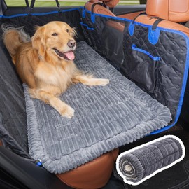 JOYTUTUS Dog Mat Bed for Back Seat Extender, Non-Slip Dog Bed Mat Custom Fit for Backseat Extenders, Pet Couch Cover,Washable Travel Pet Bed Mat for Cars, SUVs, Sedans