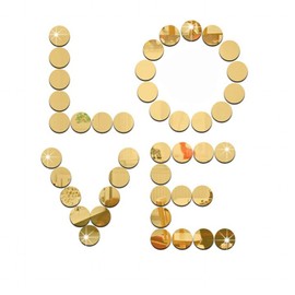 Gold Mirror Dots Wall Decor for Bedroom Baby Nursery Room(100 Decals) Easy Peel Wall Sticker Polka dot Wall Decal Safe on Wall Removable Kids Nursery Room Decor Circle Dot Decals Sticker (3cm)