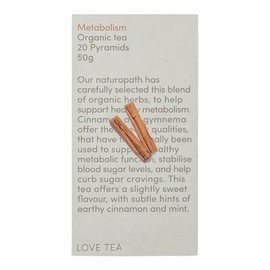 Love Tea Metabolism Pyramid Tea Bags, 20 Tea Bags