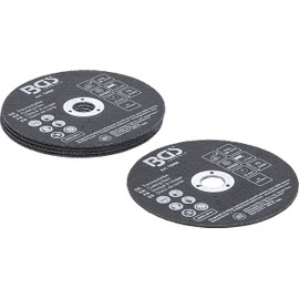 BGS 70998 Cutting Disc Set for Stainless Steel Diameter 75 x 1.0 x 10 mm 5-Piece