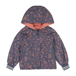 OSHKOSH B'GOSH Toddler/Littile Girls' Midweight Fleece Transitional Jacket, Floral, 5/6