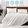 MR&HM Satin Bed Sheets, Full Size Sheets Set, 4 Pcs