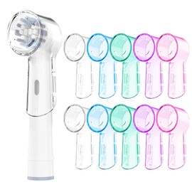 10 Pack Toothbrush Covers Caps Compatible with Oral B, Toothbrush Head Travel Protector for Oral-B iO Series, Pro 1000, 1500, 5000, 7500 Electric Toothbrush, Protects Brush Head Travel Essentials