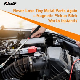 FiLwW 3 Pack Telescoping Magnet Pick-up Tool Set, 20 lbs Retrieving Telescoping Magnet Pickup Tools， 2 Pack 3 lbs Bendable Magnet Stick