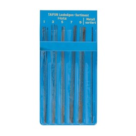 SELVA Fretsaw Blades - 22 Blades in 13cm Length for Metal and Wood - Allows for Clean, Smooth Sawing and Cutting