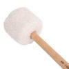 Drum Mallet Wool Fleece Beech Wood Handle Powerful Sound Large