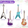 4 Pcs Guitar Fridge Magnets Mini, 1:12 Scale Wooden Musical