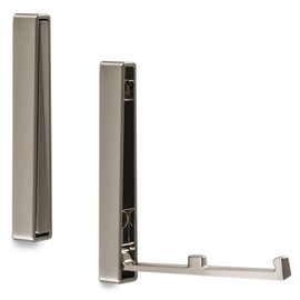 SO-TECH BARI Folding Hook 120 x 16 x 15 mm Stainless Steel Look Coat Hook Foldable Wall Coat Rack