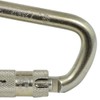 PeakWorks V860120 Carabiners, Zinc Plated Steel, 1" Gate Openning