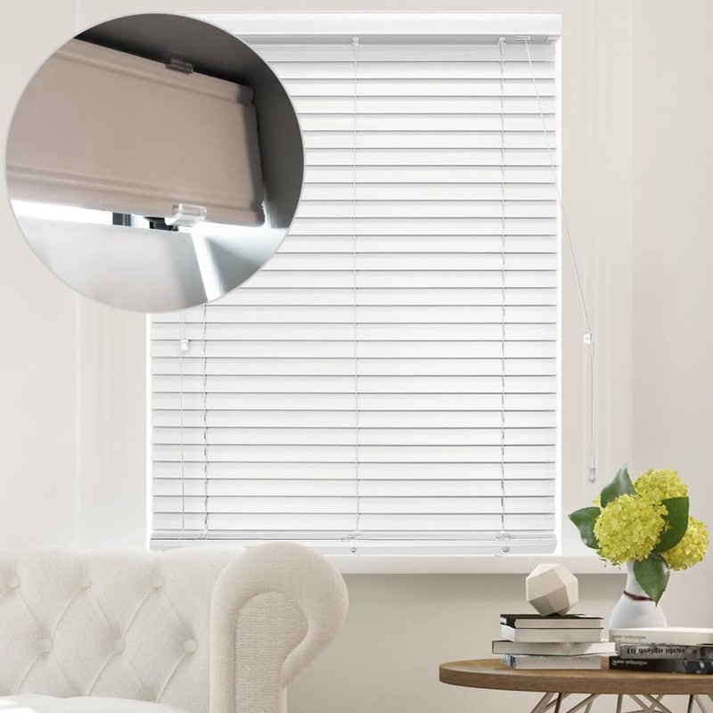 3 Inch Valance Clips, Clear Plastic Valance Clips for Horizontal