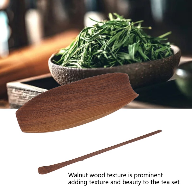 Walnut Wood Tea Utensil Tea Spoon Tea Scoop Chinese Gongfu