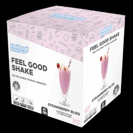 Feel Good Buy Feel Good Shake VLCD Strawberry Bliss 14 Sachets Online | Chempro Chemists