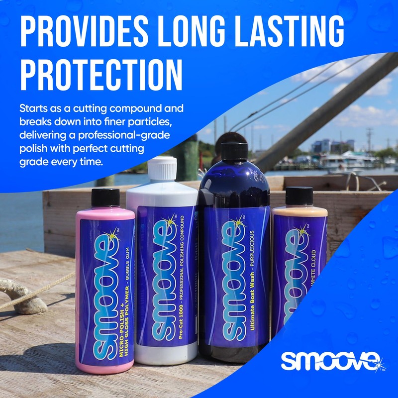 Smoove Pro-Cut 1000 Marine Polishing Compound - Heavy Oxidation Remover