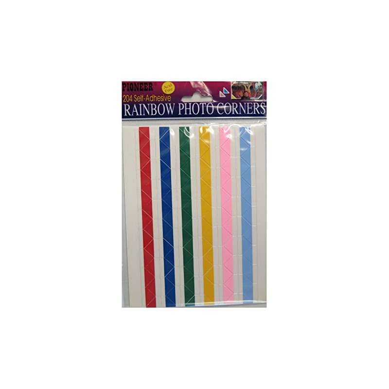 Pioneer Self Adhesive Rainbow Photo Corners