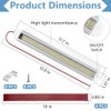 BFXM 12v Led Light Strip, 120LEDs 640LM 8W DC Led