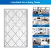 HE601 Replacement Filter Compatible with Shark Air Purifier 6-Fan Models
