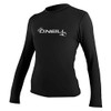 O Neill Basic Skins Long Sleeve Rashguard 8 Reg Black