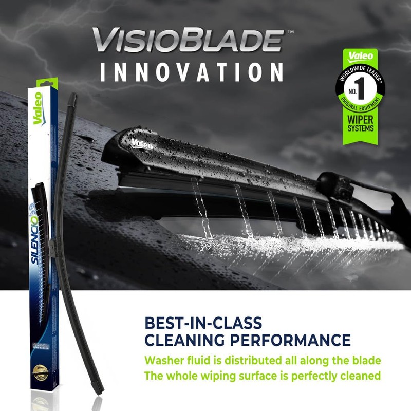 Valeo 178510 Silencio Visioblade Windshield Wiper Blade Set Compatible with