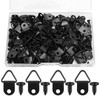100 Pcs D Ring Picture Hangers,Small Triangle Ring with 100pcs