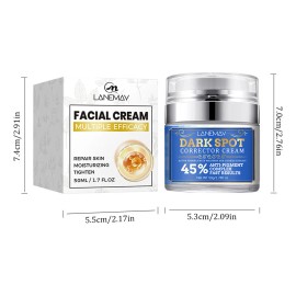 * R Hidratante Facial Blanqueador Y Eliminador De Melanina