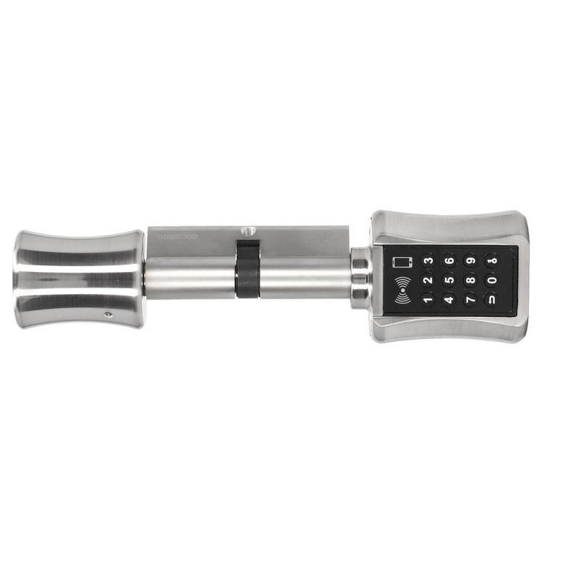 Keyless Electric Lock Stainless Steel Brass Low Consumption Smart Cylinder