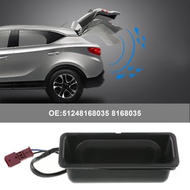 eMagTech Car Tailgate Trunk Lid Lock Push Button Switch 51248168035 8168035 Compatible with 5 Series E39 520d 520i 523i 525d 525i 528i 530d 530i 535i 540i M5 E60