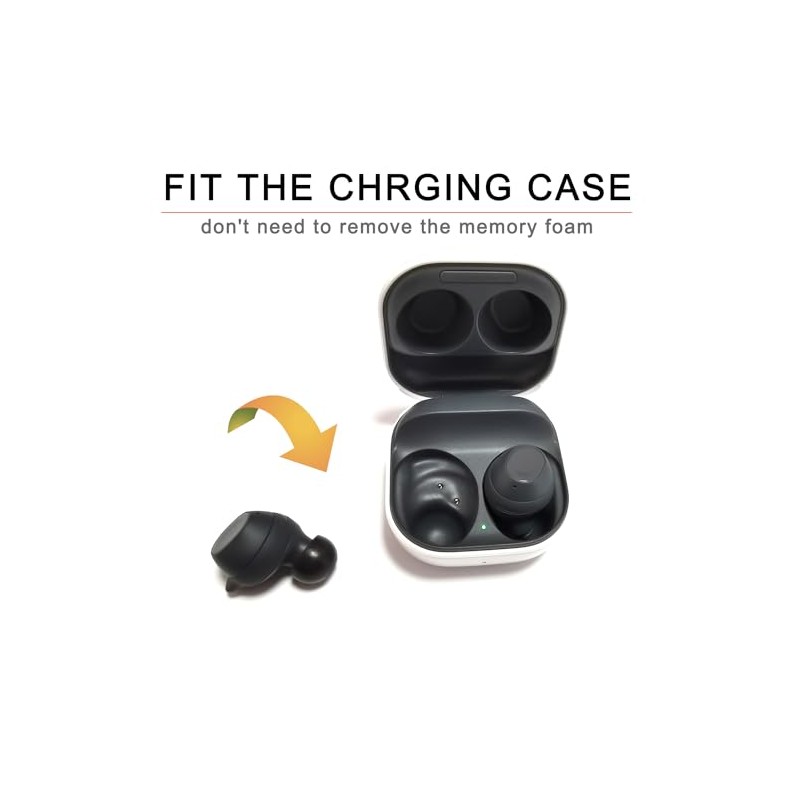 Consejos de espuma viscoelástica para Galaxy Buds FE/Buds+ / Buds