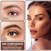 CAHIUYOA 2PCS Tinted Brow Gel Kit Reddish Brown Eyebrow Gel