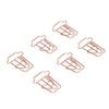100pcs Paper Clips Innovative Cute Rose Coffee Cup Shape Reusable