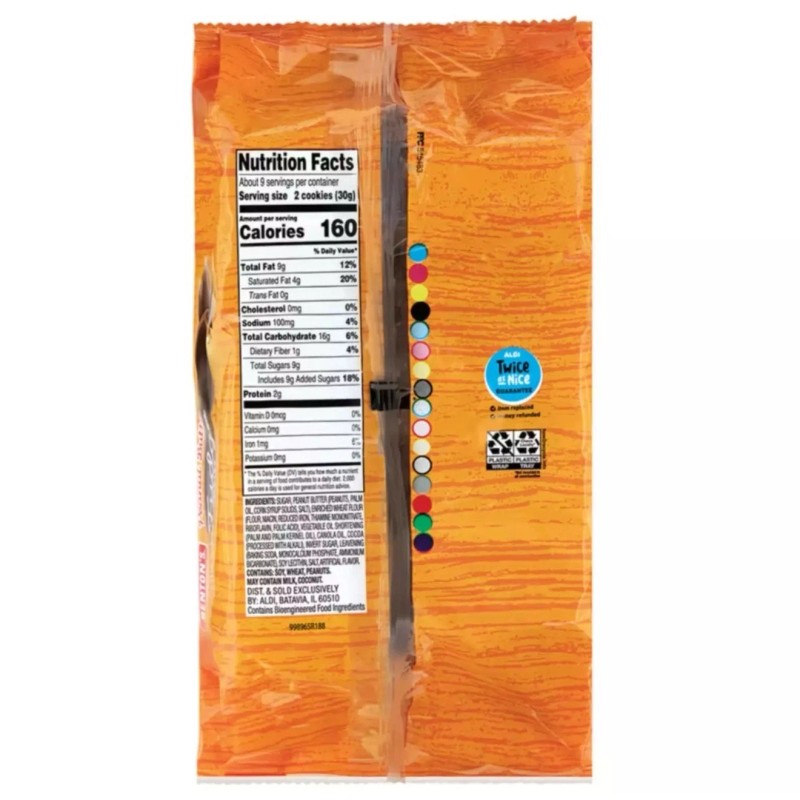 Benton's Peanut Butter Filled Fudge Cookies, 9.5 oz, ALDI's Girl