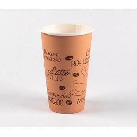 LIFEGUARD Heavy-Duty Hot Paper Coffee Cups, Disposable Cups for Coffee, Tea, and Other Hot Beverages, 16 Oz, Master Case of 1000