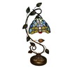 Radiance Goods Dragonfly Tiffany-Style 1 Light Accent Table Lamp 8"