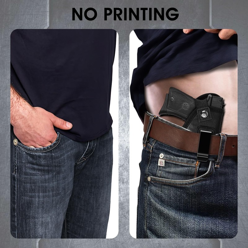 2 Pack ECO Leather Gun Holster for Men and Women,