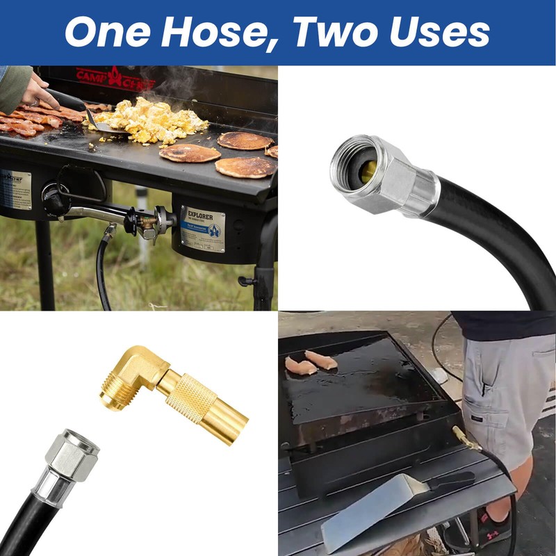 Aekops 5 FT Propane Adapter Hose with Regulator for Blackstone