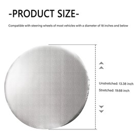 Steering Wheel Cover of Sunshade for Car,Insulation Steering Wheel Cover Women/Men for Automotive Steering Wheels Protection,Universal 15 Inch Car Wheel Cover for Most Cars SUVs Trucks