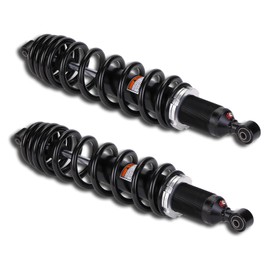 Caiman Rugged Terrain ATV Rear Left Right Shock Absorber Compatible with 2011-2020 Can Am Commander 1000 DPS STD XT 800 800R Gas-Powered Dual Rate Spring 2pcs