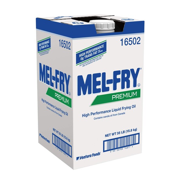 Ventura Foods Mel-Fry Free Zero Trans Fat Multi Purpose Soy Oil, 35 Pound -- 1 each.
