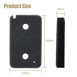 MYAYD Filter For Dryer Miele 9499230 Dryer Filter Replacement Filter 220 x 130 x 30 mm-1pcs
