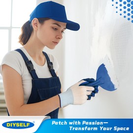 DIYSELF Drywall Repair Kit, 21-in-1 Wall Patch Repair Kit, Dry Wall Patch Kits for Bathroom, Wall Repair Patch Kit for Holes, Drywall Patch Kit for Large Holes, Nail Holes, Outlets, Shower, Apartment