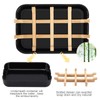 ATDORO 2 Pack Bar Soap Holder Shower, Soap Holder, Bamboo