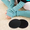 PLLDVEFD 2 Pairs Of Black Sliding Discs, Double-Sided Sliding Discs,