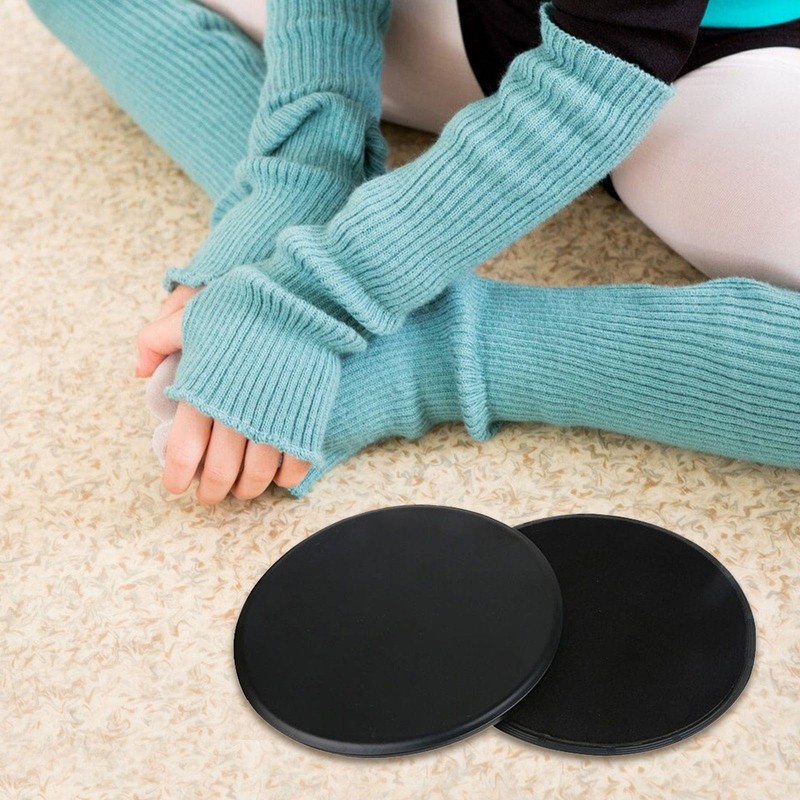 PLLDVEFD 2 Pairs Of Black Sliding Discs, Double-Sided Sliding Discs,