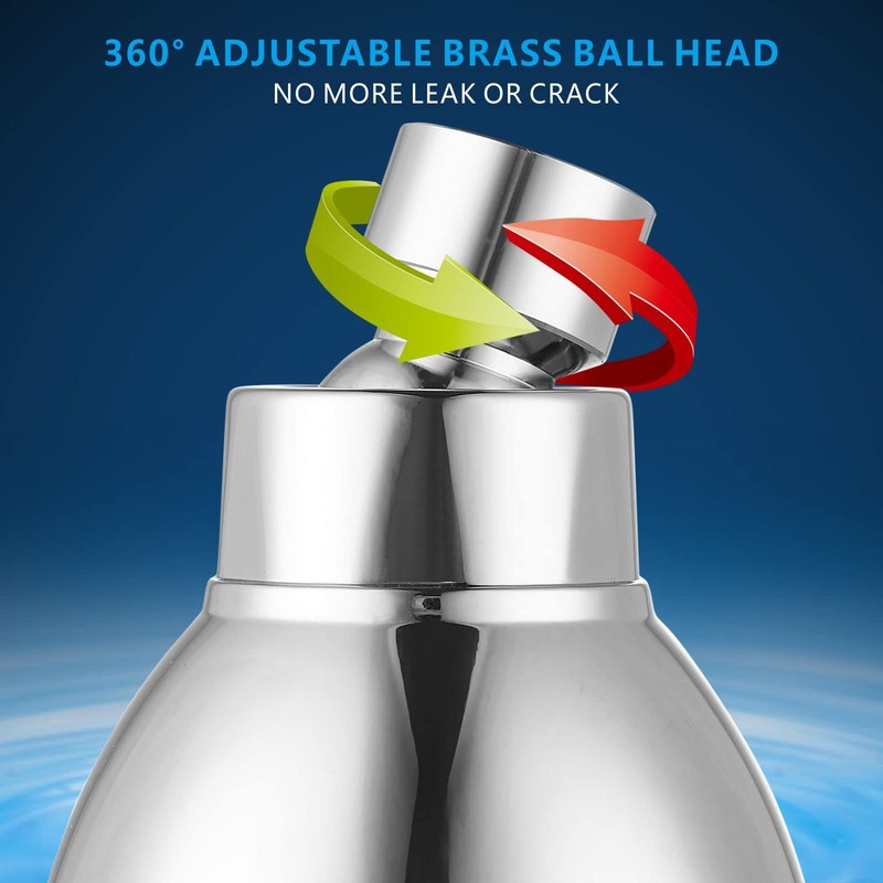 High Pressure Shower Head - Powerful Bathroom Pressure Boosting Showerhead