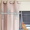 JUYO VONSAN Curtain Pull Wand Fiberglass Drapery Curtain Pull Rod
